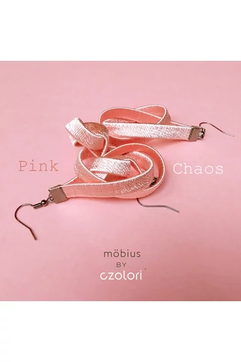 MÖBIUS MAXI PÚDERRÓZSASZÍN FÜLBEVALÓ